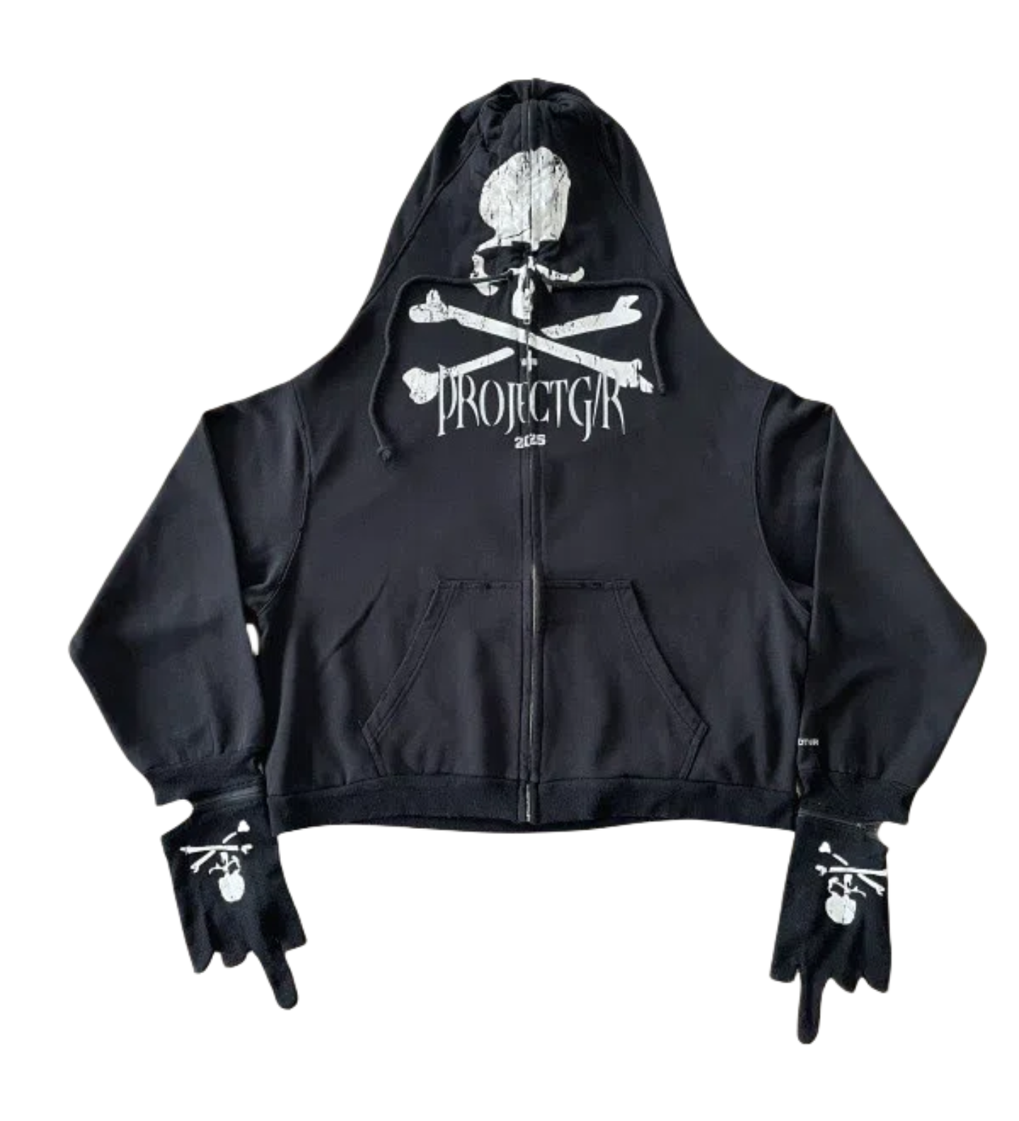 Project G/R x Mastermind Japan Zygon Zip Hoodie Black