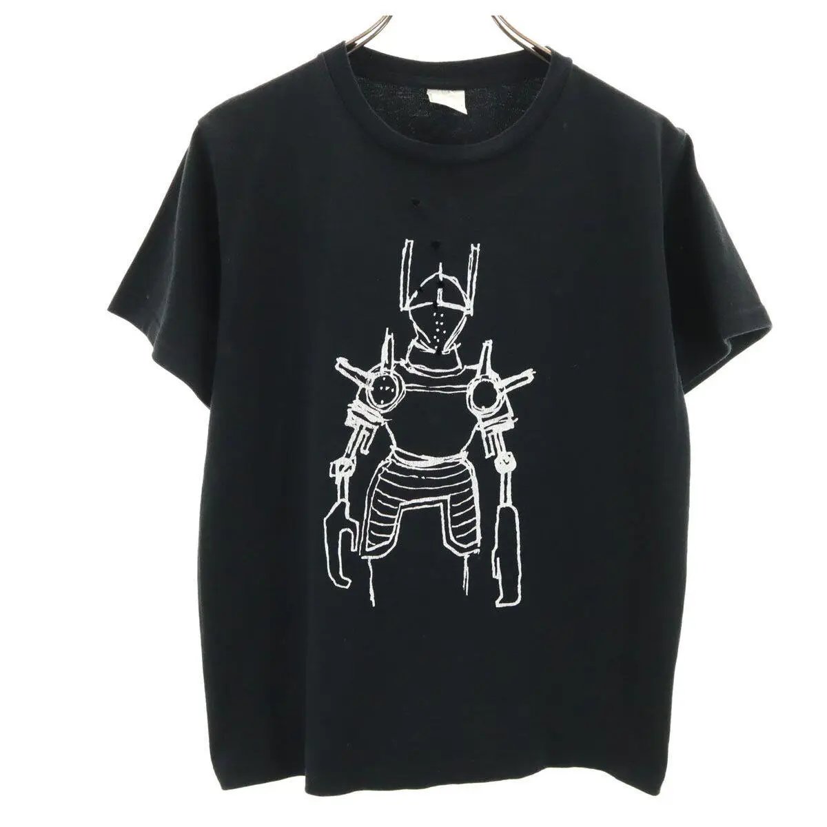 Number (N)ine SS01 "Time Migration" Giovanni Knight T-Shirt Black