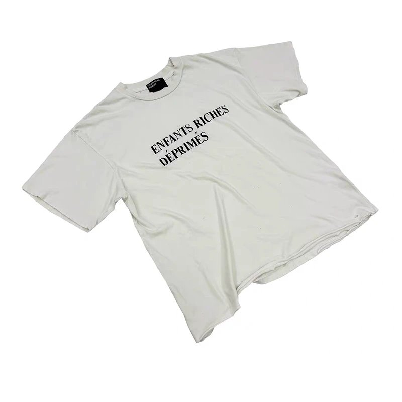 Enfants Riches Déprimés Distressed Logo T-Shirt White