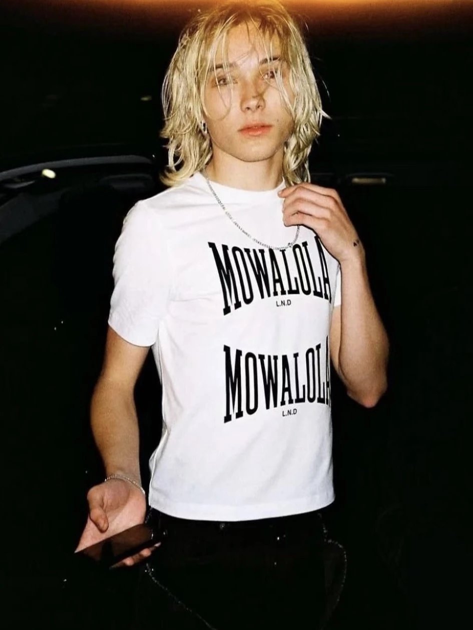 Mowalola Double Sweat Tee 'White'