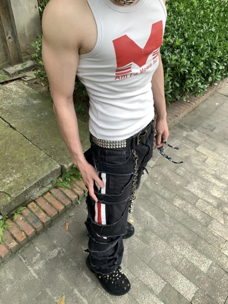 Mowalola SS24 'Am I A Mowa Fan' Printed Tank Top White