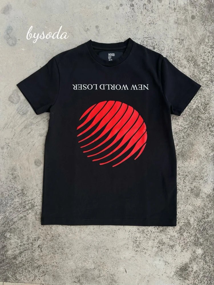 Hood By Air 17FW Graphic T-Shirt Black/Red