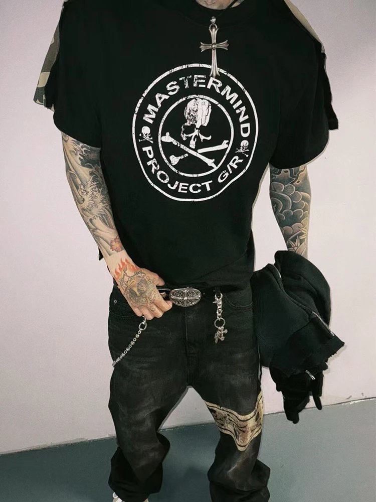 Project G/R x Mastermind Japan Two Faced Outseam T-Shirt