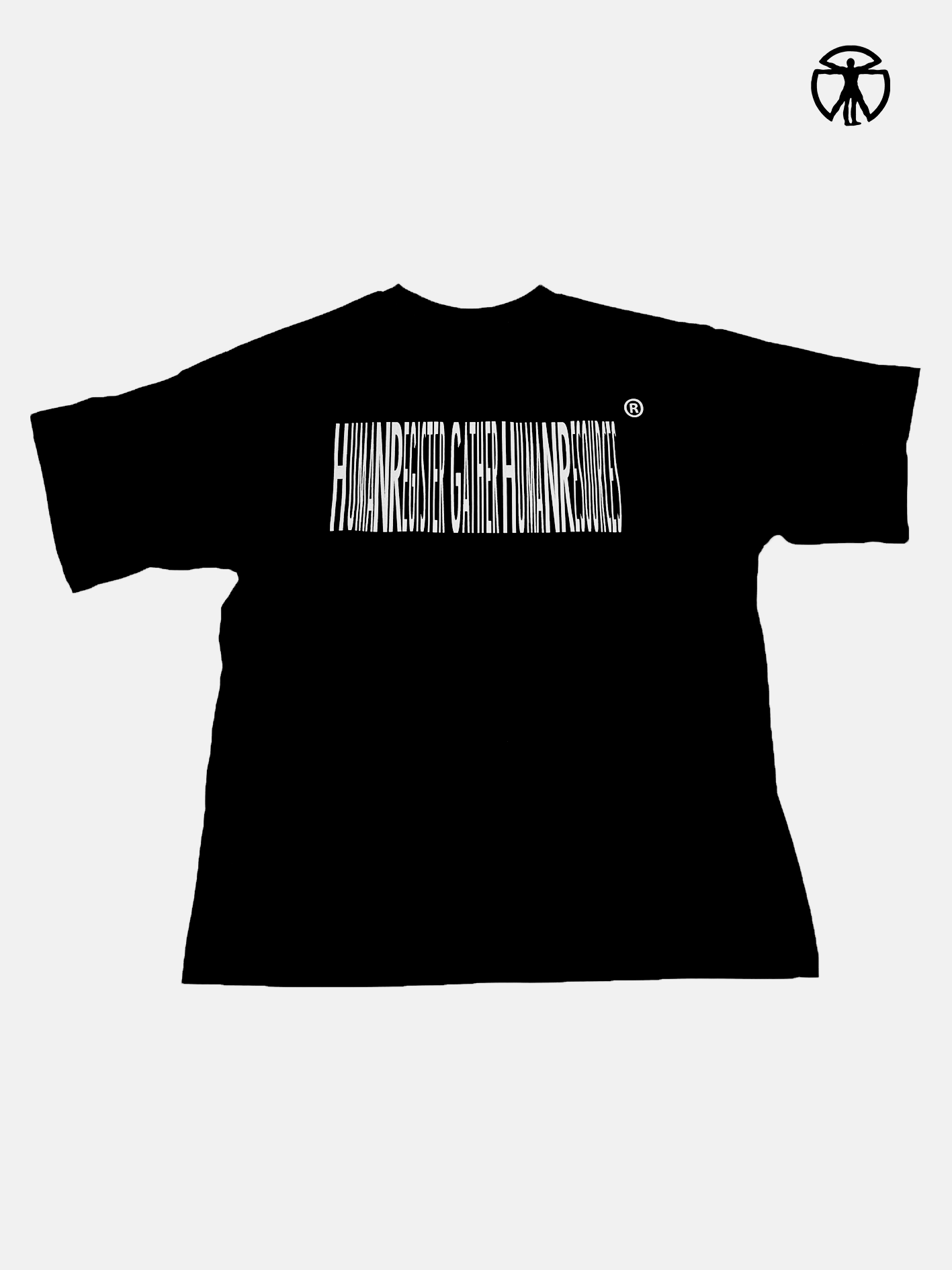 Human Register Code Tee Black