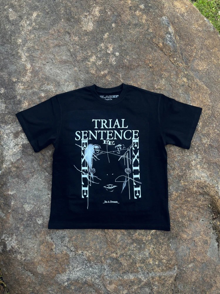 Drain Gang Bladee Exile Trial Sentence T-Shirt White