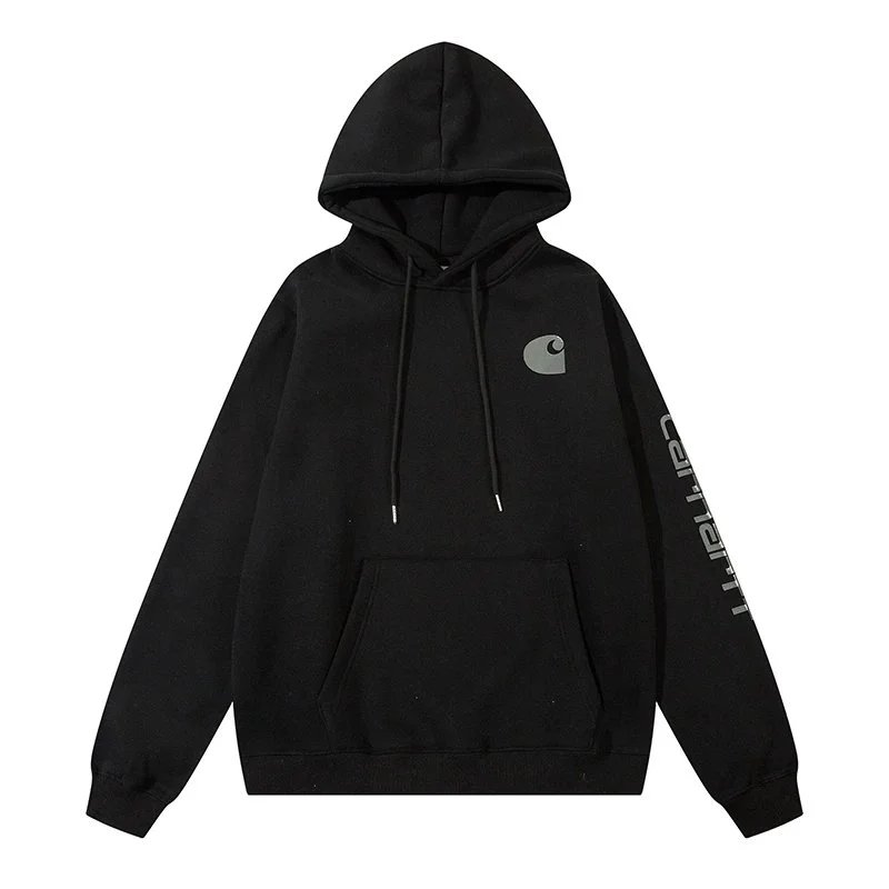 Carhartt WIP Hooded Zip Sweatshirt Black
