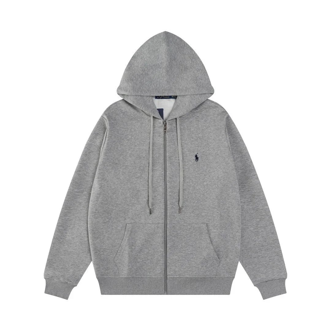 Polo Ralph Lauren Fleece Full-Zip Hoodie Grey