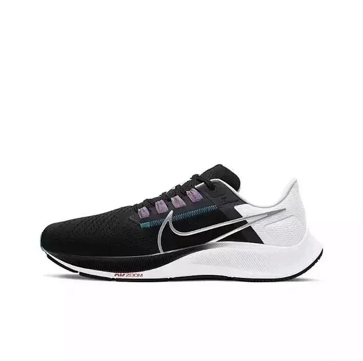 Nike Air Zoom Pegasus 38 Black White Chlorine Blue