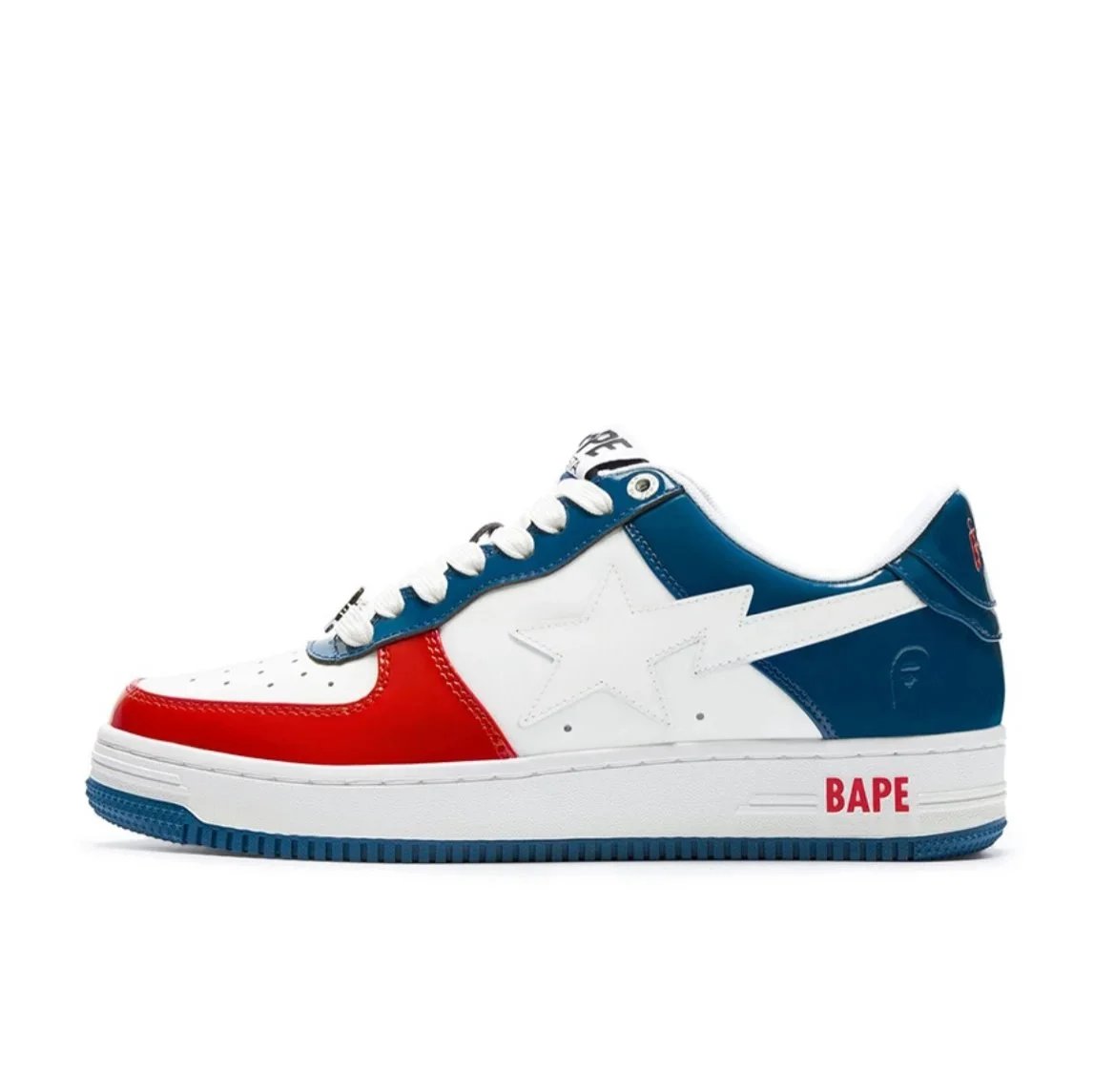 A Bathing Ape BAPE STA Low Shark Face Black