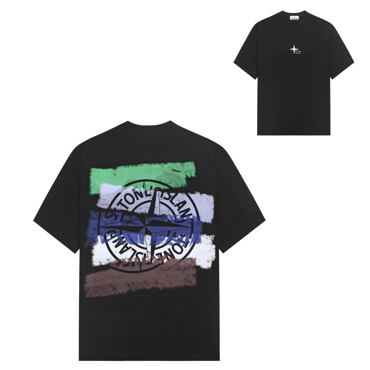 Stone Island Institutional Compass Logo T-Shirt