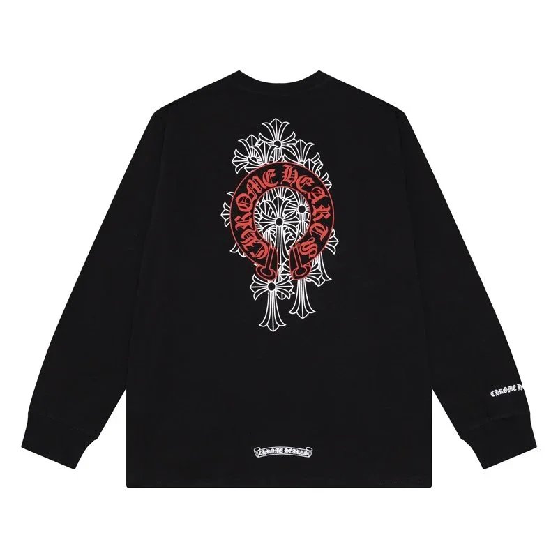 Chrome Hearts Cross Logo Long Sleeve T-Shirt Black