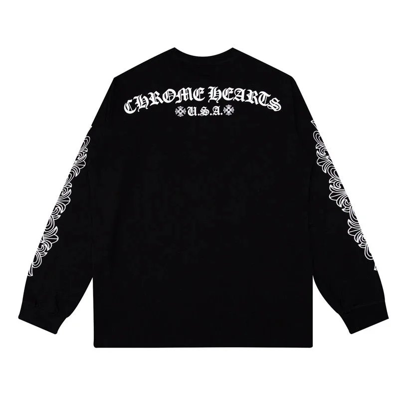 Chrome Hearts Cross Logo Long Sleeve T-Shirt Black