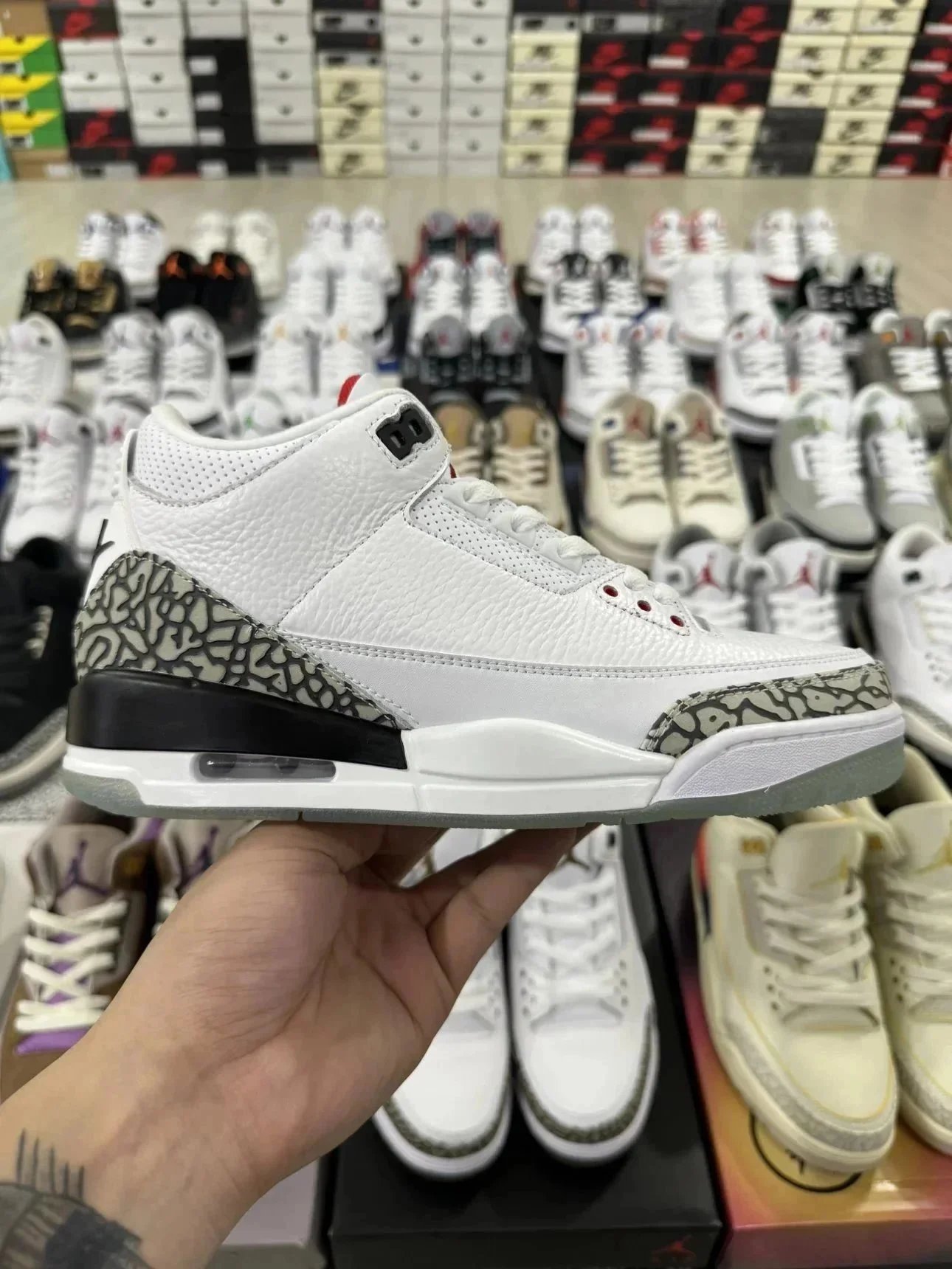 Jordan Air Jordan 3 Retro White Cement Reimagined