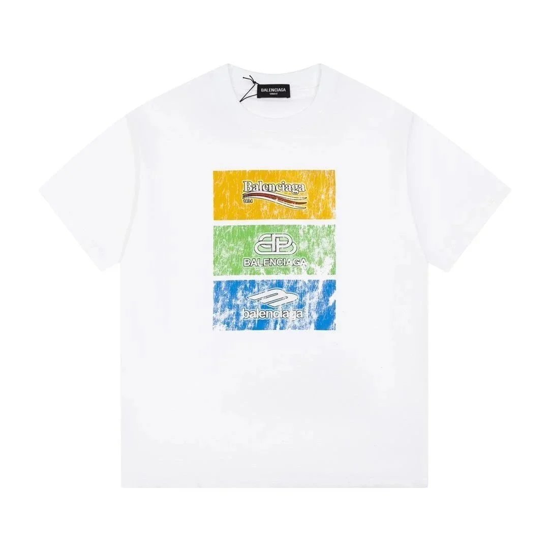Balenciaga Group Photo Print T-Shirt