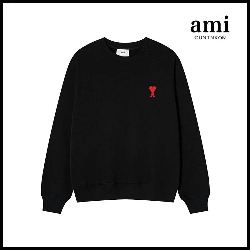 AMI Paris Ami de Coeur Sweatshirt Black