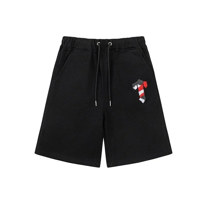 Trapstar Decoded Chenille Shorts Black Blue