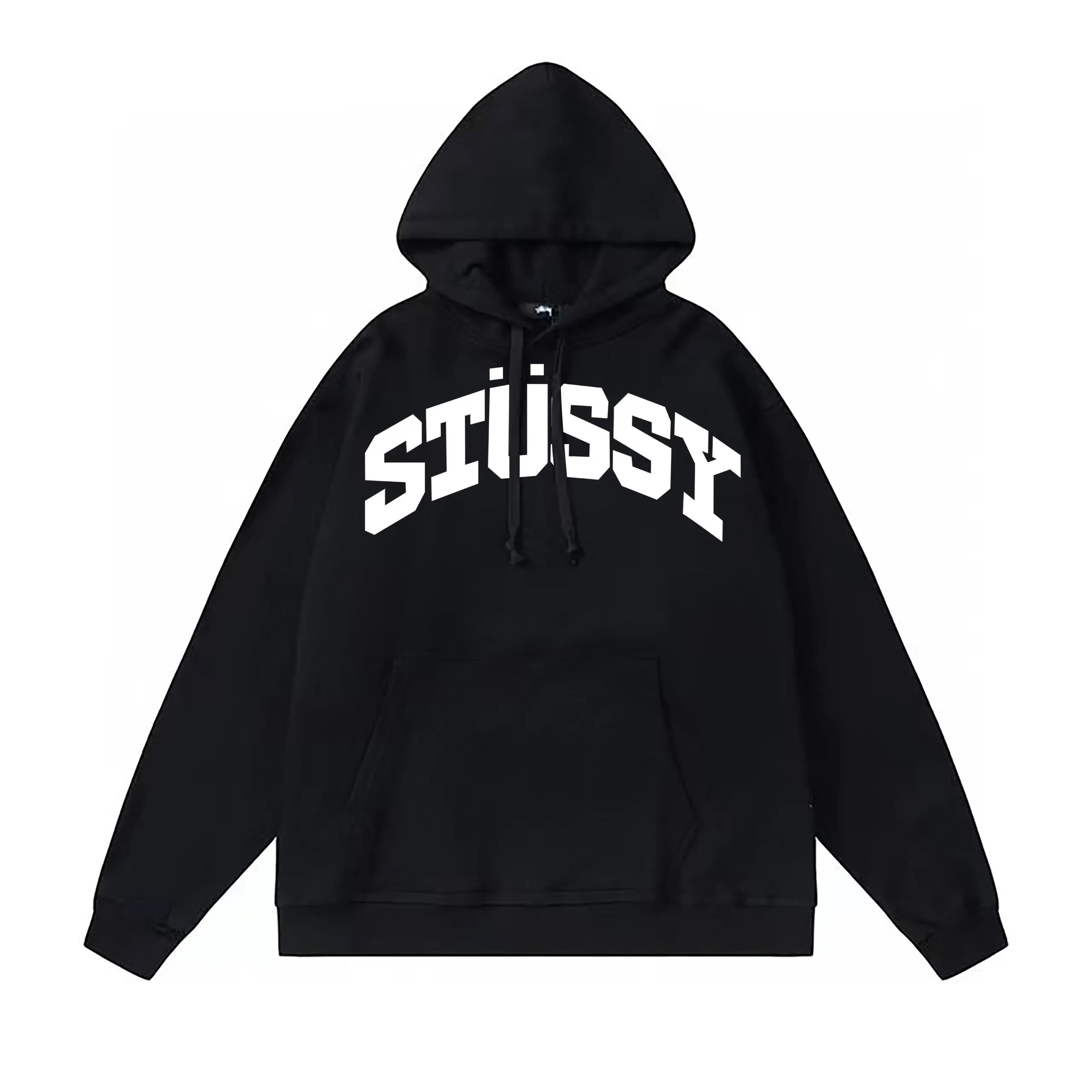 Stüssy Flames Hoodie Black
