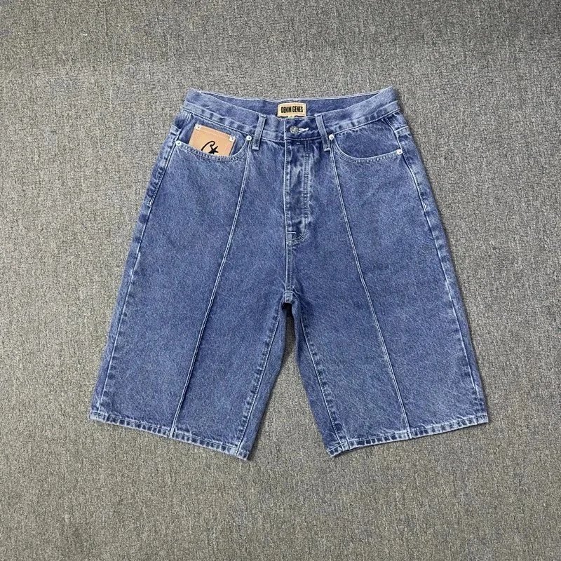 Corteiz C-Star Denim Shorts Azul Desteñido