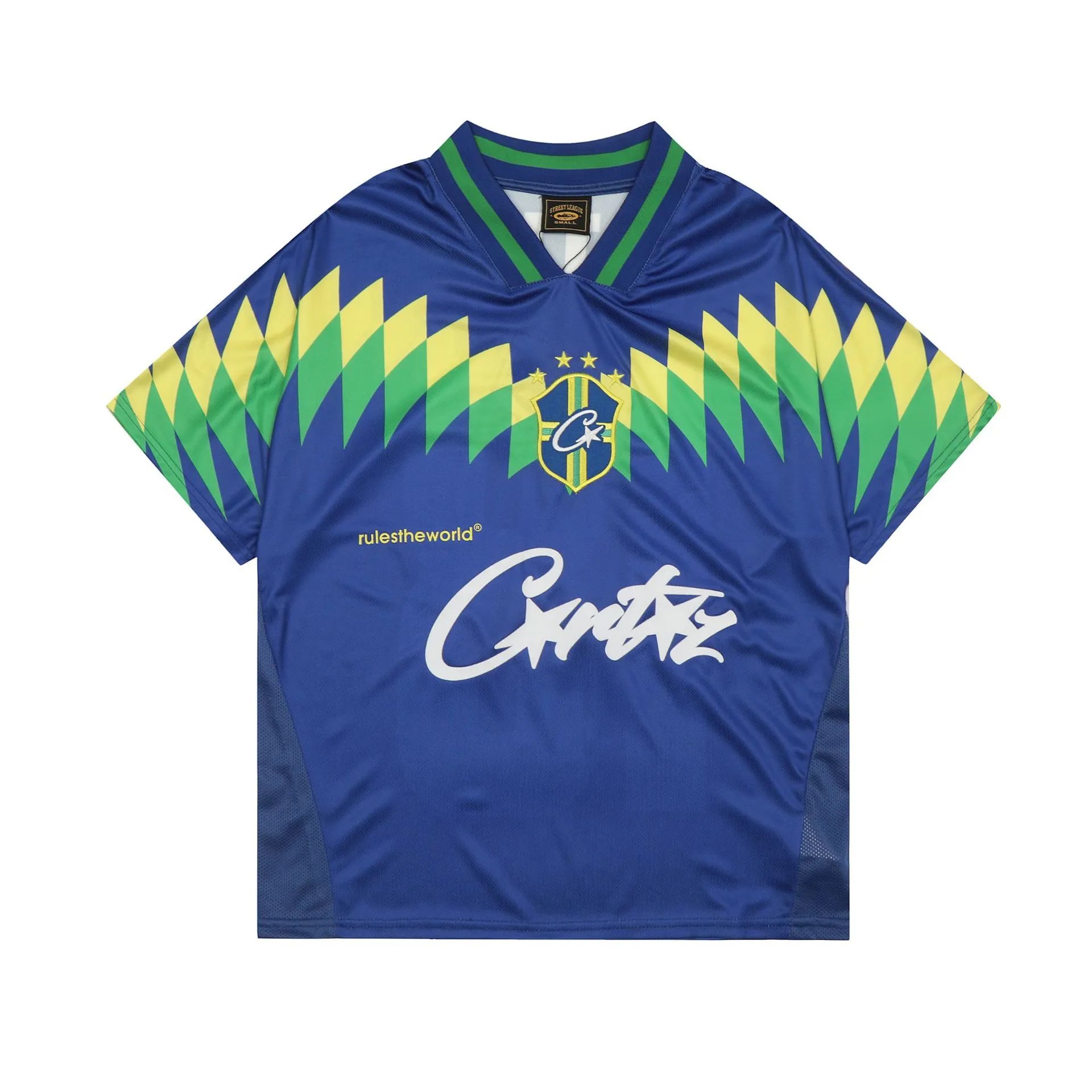 Corteiz HMP Mesh Panel Jersey Cream