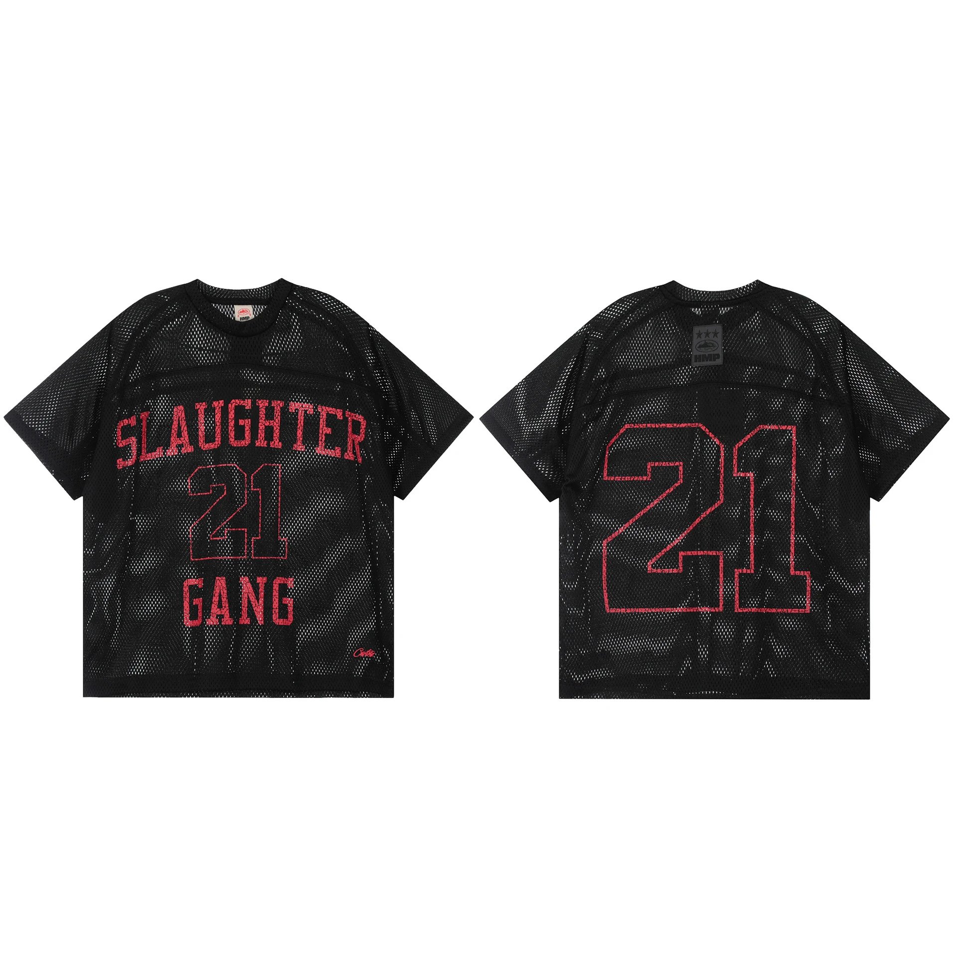Corteiz HMP Mesh Panel Jersey Cream