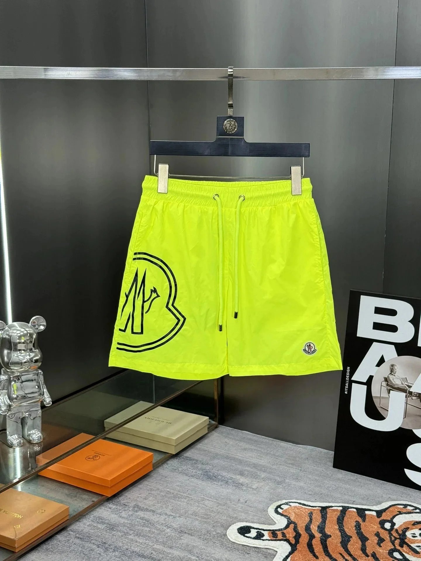 Moncler Logo-Embroidered Swim Shorts