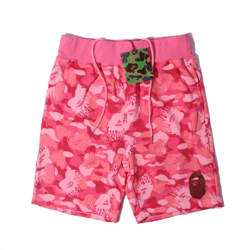 A Bathing Ape ABC Camo Shark Sweat Shorts Blue