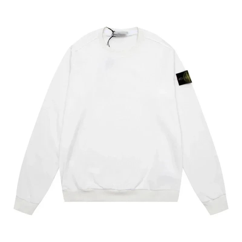 Stone Island Garment Dyed Crewneck Sweatshirt White