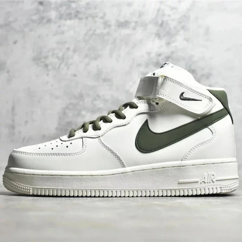 Nike Air Force 1 '07 Mid White Medium Olive