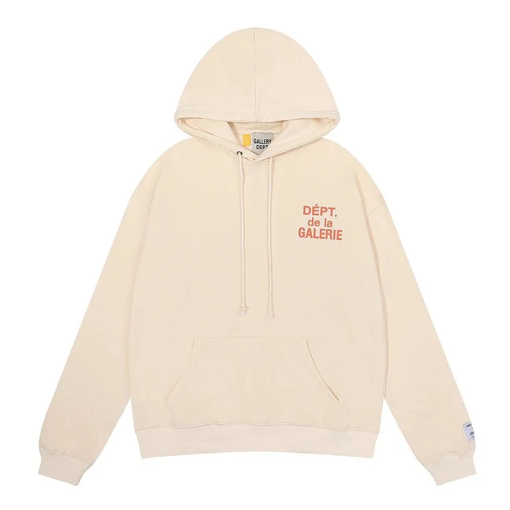 Gallery Dept. Logo Classic Hoodie Beige