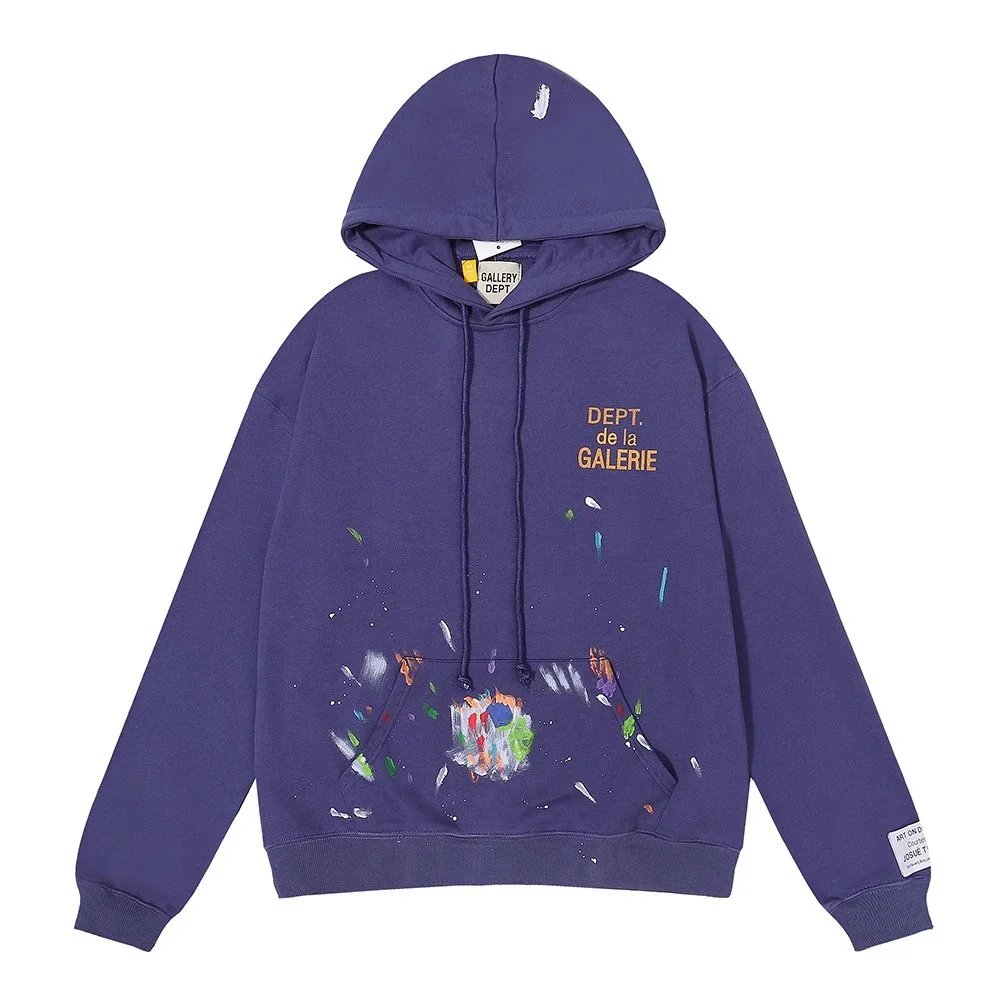 Gallery Dept. Logo Classic Hoodie Beige