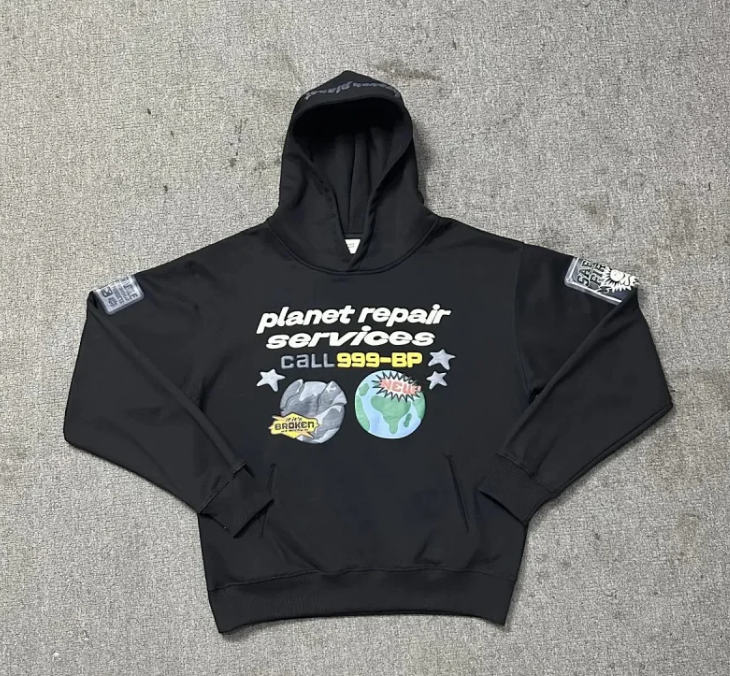 Broken Planet Repair Services Hoodie Soot Black
