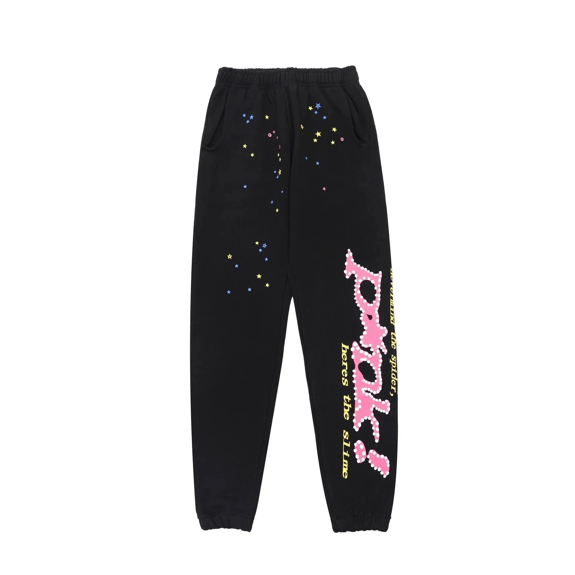 Sp5der P*NK Hoodie Black