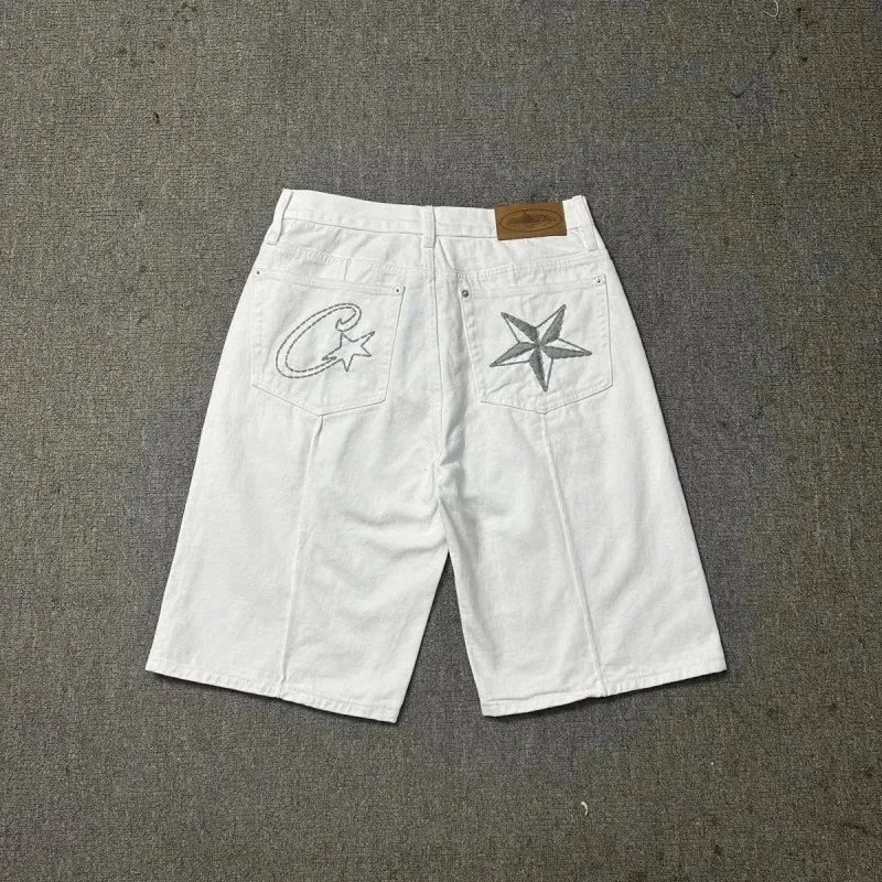 Corteiz Island Baggy Denim Jeans Washed Black