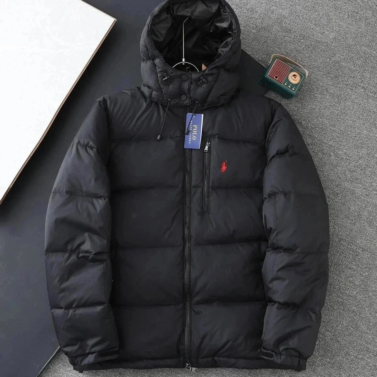 Polo Ralph Lauren The Gorham Glossed Down Jacket Black