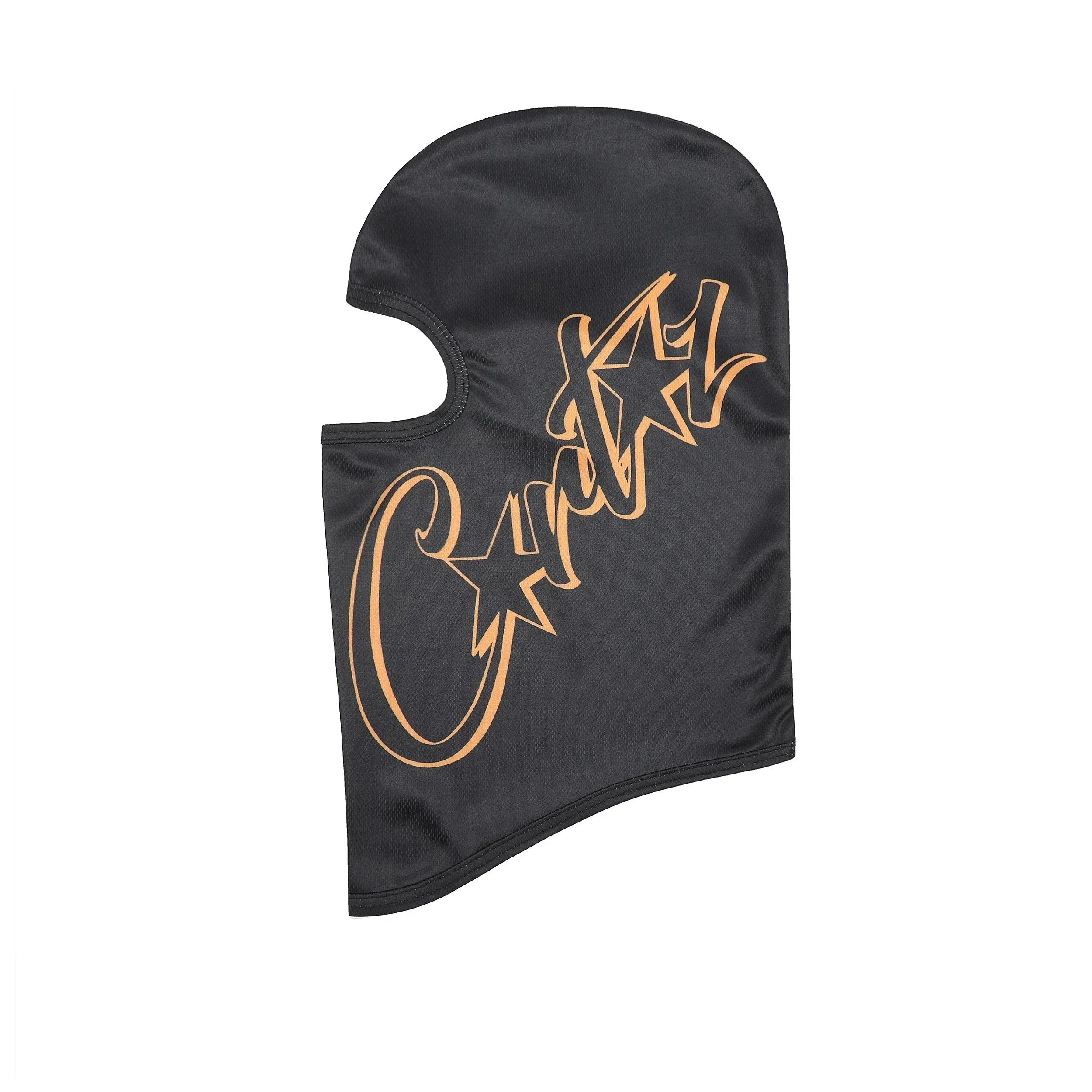 Corteiz 4Starz Ski Mask Black Orange