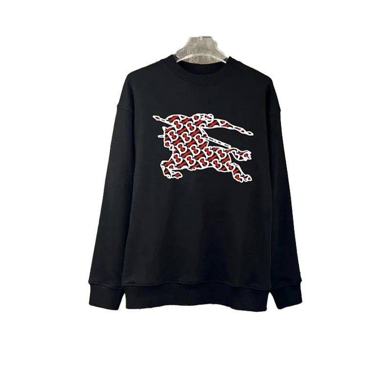Burberry EKD Equestrian Knight Sweatshirt Black