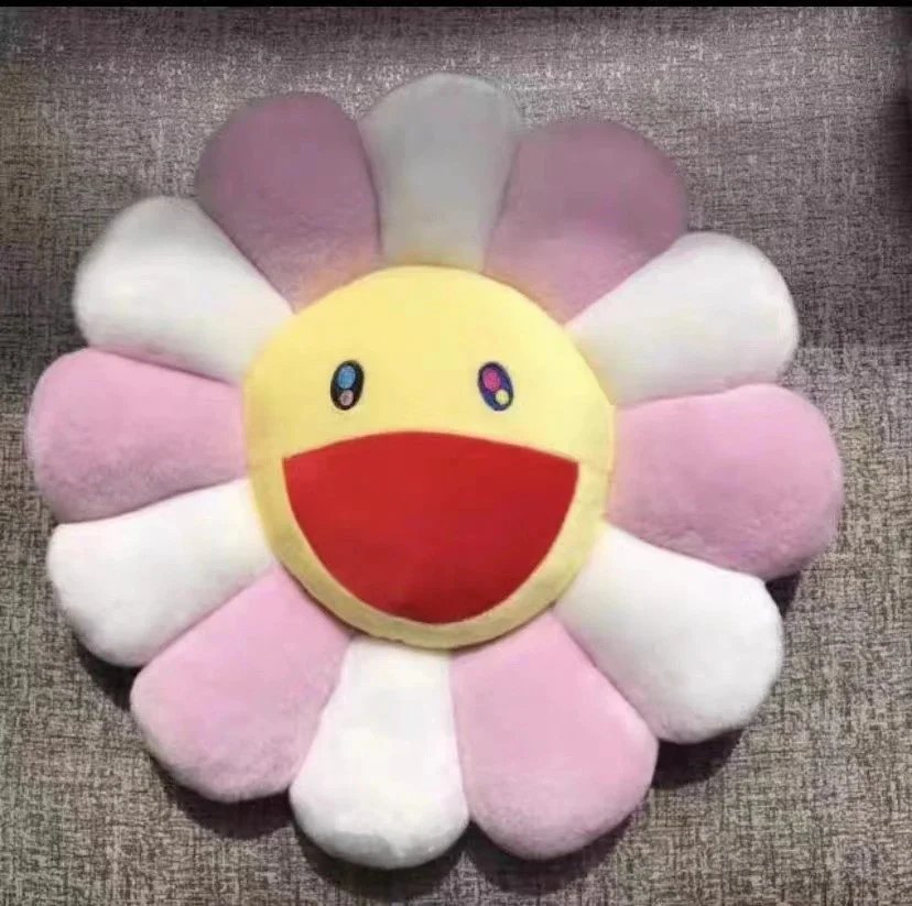 Takashi Murakami Rainbow Flower Cushion