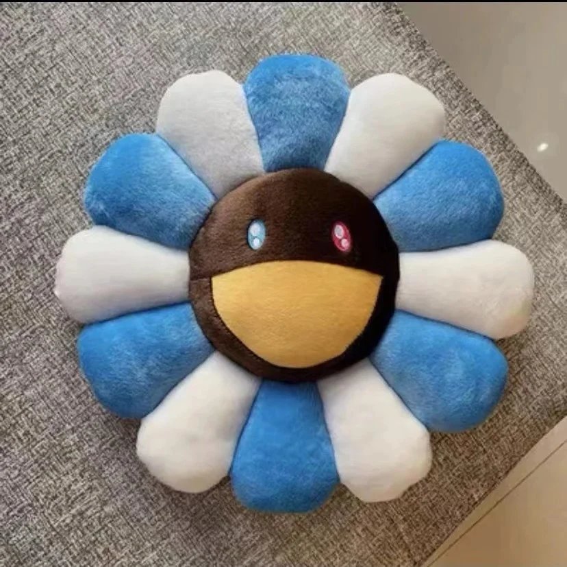 Takashi Murakami Rainbow Flower Cushion