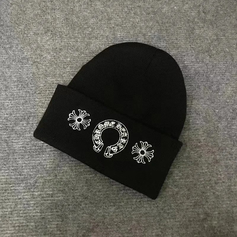 Chrome Hearts Horseshoe Beanie Black