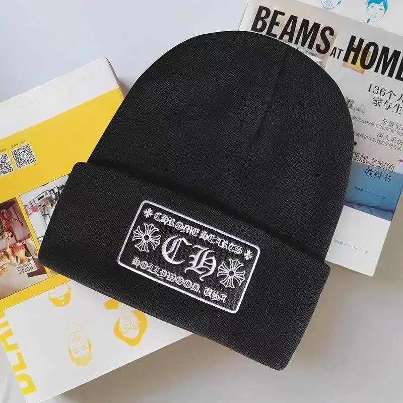 Chrome Hearts Horseshoe Beanie Black