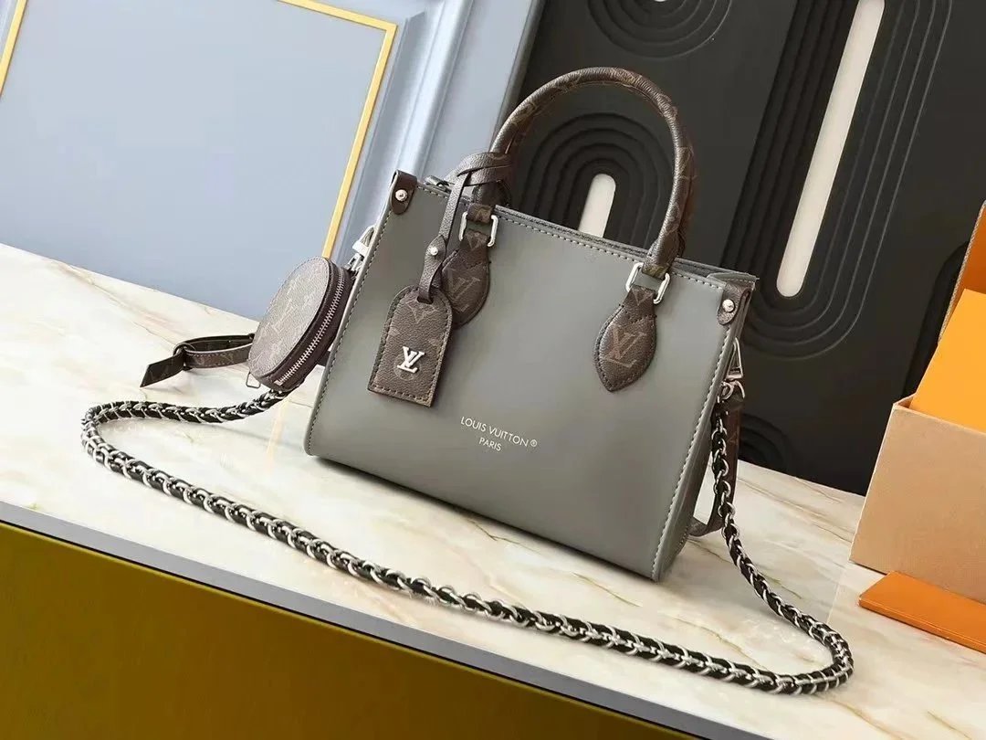 Louis Vuitton OnTheGo Tote Bag Grey