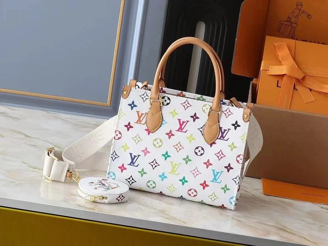 Louis Vuitton OnTheGo Tote Bag Grey