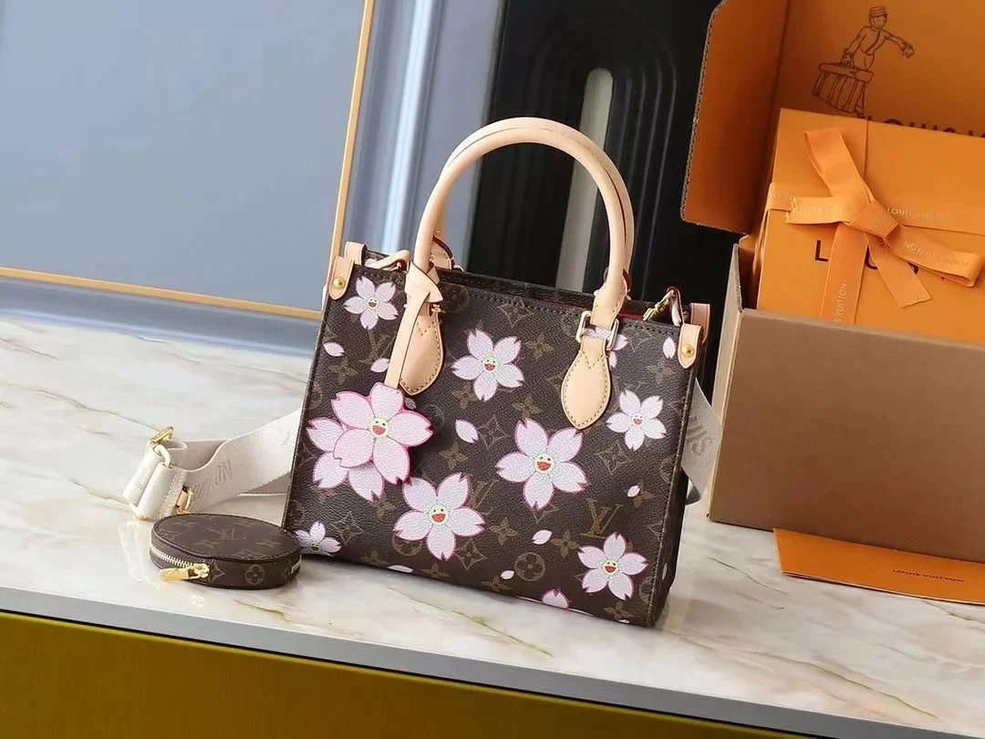 Louis Vuitton OnTheGo Tote Bag Grey