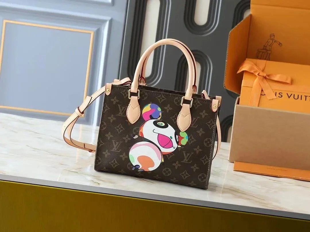 Louis Vuitton OnTheGo Tote Bag Grey