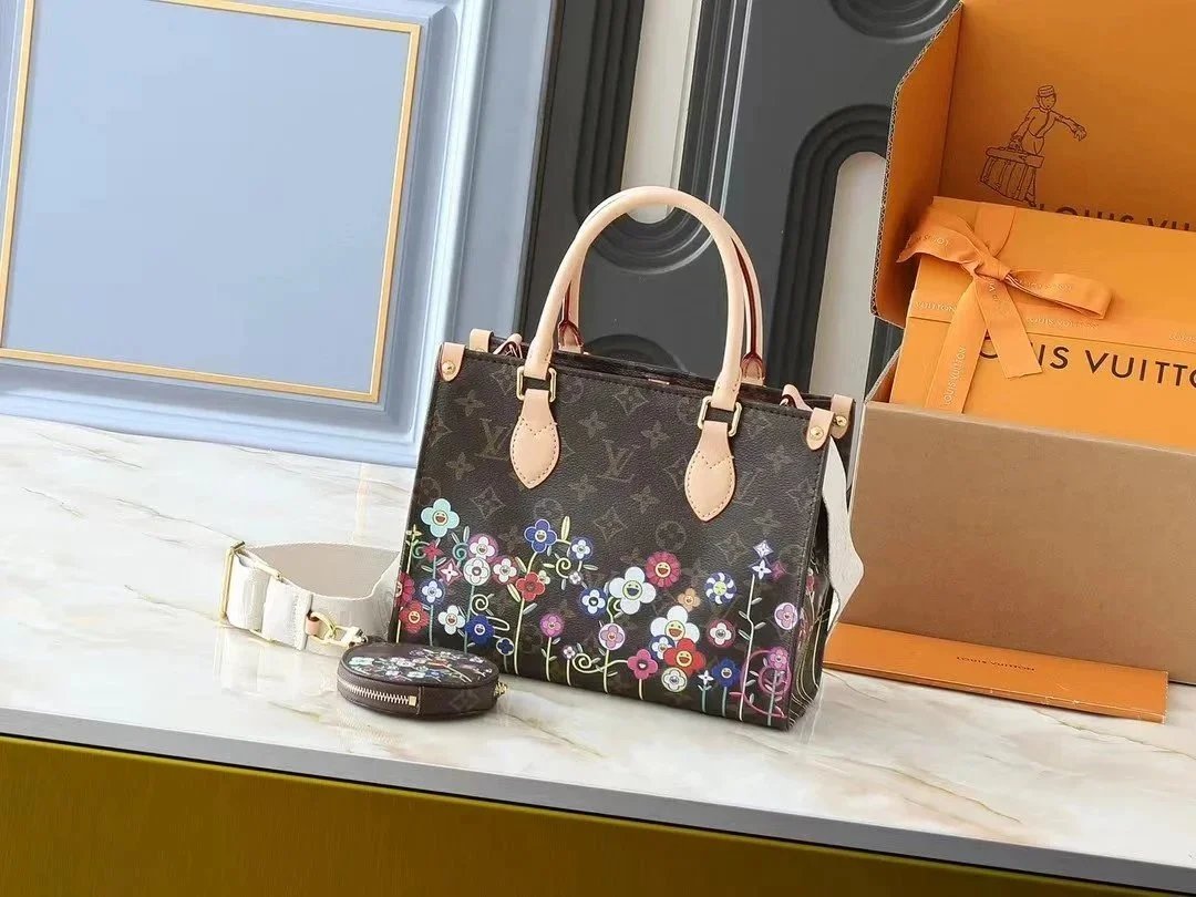 Louis Vuitton OnTheGo Tote Bag Grey