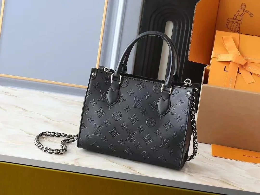 Louis Vuitton OnTheGo Tote Bag Grey