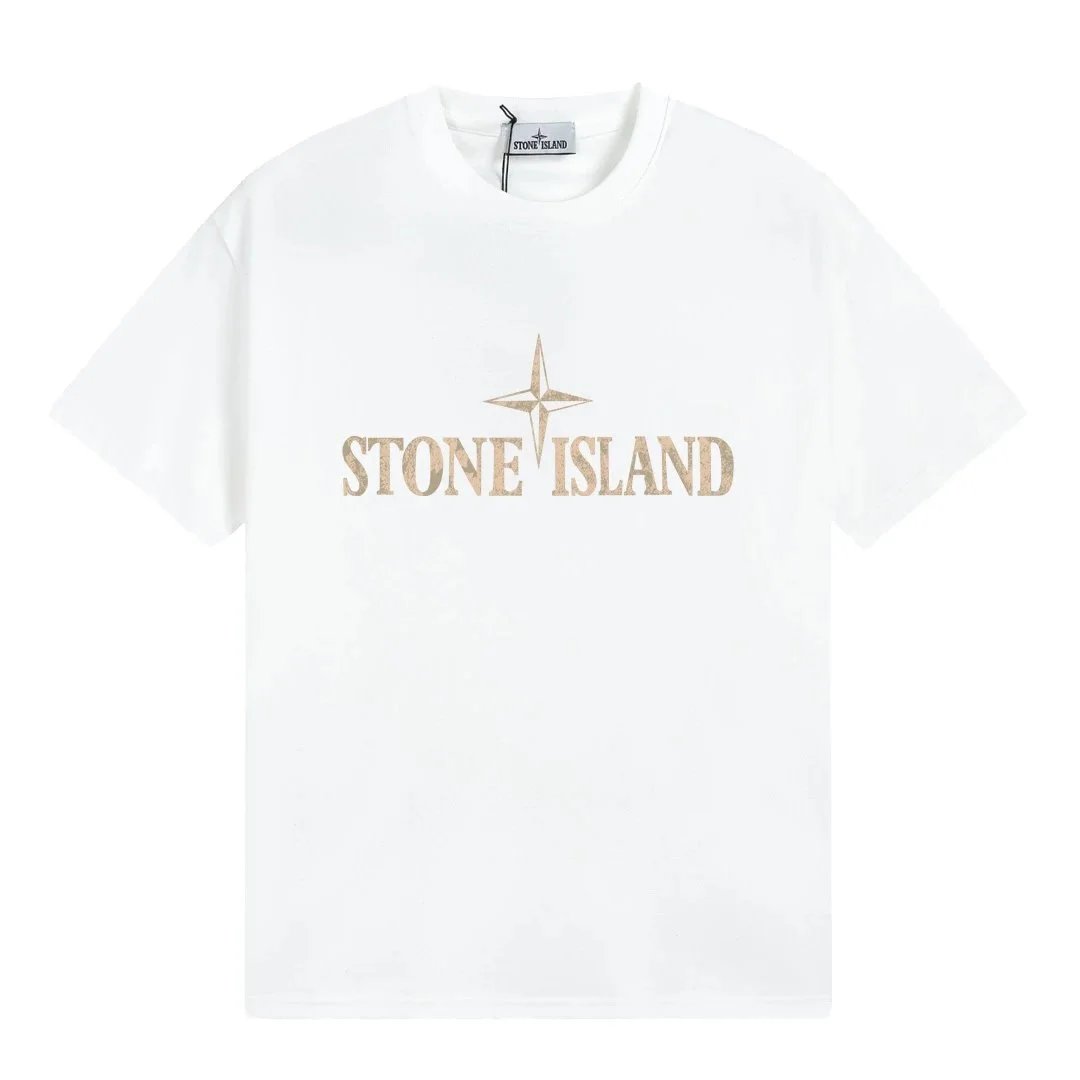 Stone Island All Around Compass Print T-Shirt White
