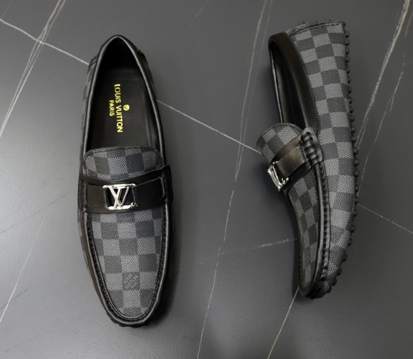 Louis Vuitton Hockenheim Moccasin Damier Graphite