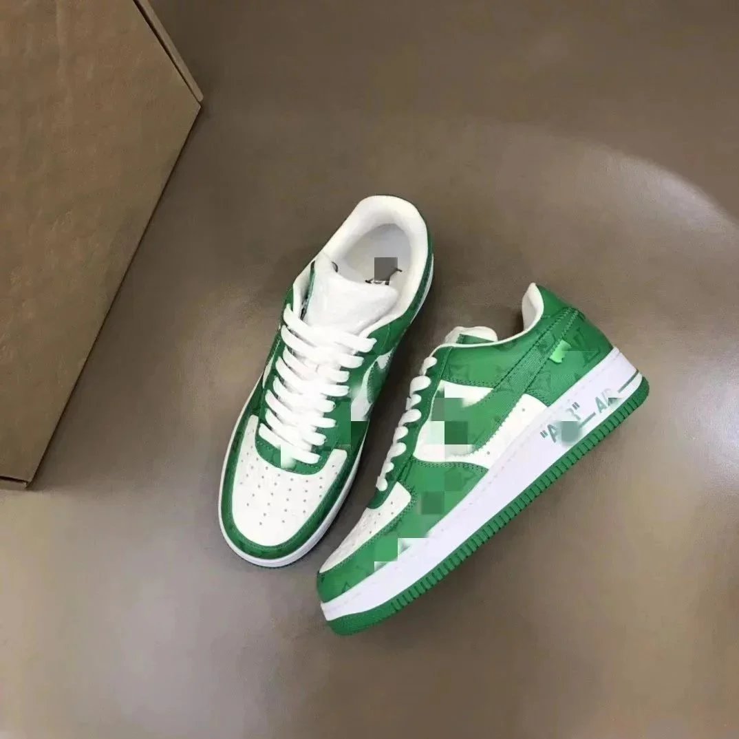 Louis Vuitton x Nike Air Force 1 Low By Virgil Abloh White Comet Red