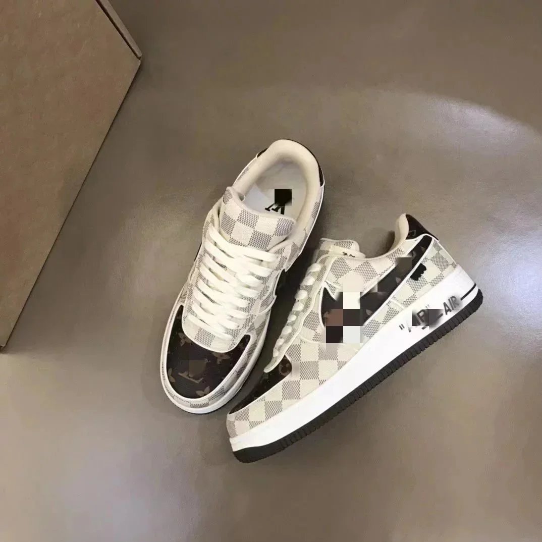Louis Vuitton x Nike Air Force 1 Low By Virgil Abloh White Comet Red
